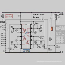 Placa de controle remoto sem fio Bluetooth PCB para dispositivos Bluetooth inteligentes